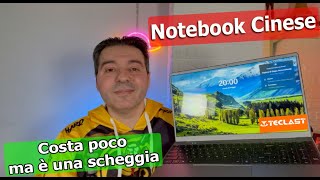 Notebook TECLAST F16 Pro economico e veloce recensione [upl. by Garvy664]