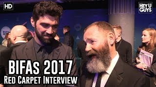 Alec Secareanu amp Francis Lee  The 2017 BIFAs Red Carpet Interview [upl. by Germann]