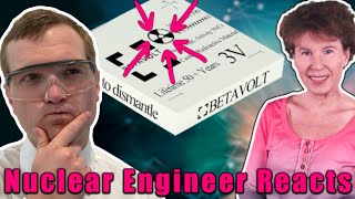 Nuclear Batteries for your iPhone  Nuclear Engineer Reacts to Sabine Hossenfelder [upl. by Ynoble961]