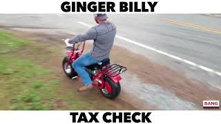 COMEDIAN GINGER BILLY TAX CHECK LOL FUNNY COMEDY LAUGH [upl. by Gildas]