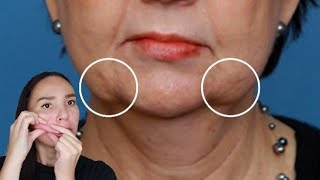 Powerful facial massage for SAGGING JOWLS  Sagging cheeks [upl. by Youngman]