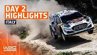 Day 2 Highlights  WRC Rally Italia Sardegna 2024 [upl. by Hareema]