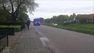 Prio 1 2738 7252 Havenweg Dinteloord Brand Schoorsteen [upl. by Ennylcaj]