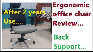 Review Of Best Office Chair For Long Hours Of Sitting Orthopedic Office Chair Patented SmartGRID Te [upl. by Neirol]