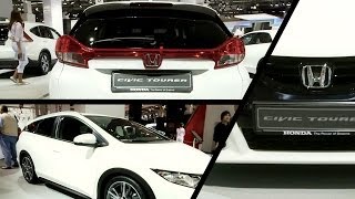 2014 Honda Civic Tourer Review  Interior and Exterior Walkaround [upl. by Ecnedurp]