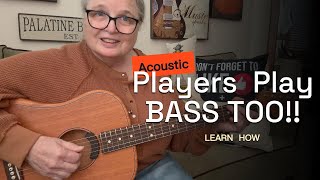 BRING ON THE BASS  Acoustic Guitar TIPS  Learn Four Methods Improve Style Fender Highway [upl. by Channing]