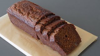 Moist Spicy and Delicious Ginger Loaf CakeGingerbread  Quick and Easy Recipe [upl. by Sibby]