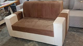 2 Seater Sofa Design with New modern sofa design for living room  Cheapest Sofa design [upl. by Idnek]