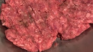 Grill Hamburger Patty  carnivore  Keto  low carb [upl. by Berner]