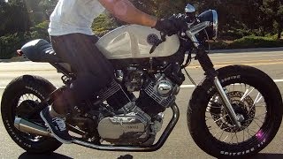 1982 Yamaha Virago XV750 Custom Cafe Racer Greg Hageman Inspired [upl. by Baecher]