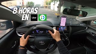 ⚫ Cuánto gane trabajando 8 horas con Uber e Indriver   2023 [upl. by Pages]