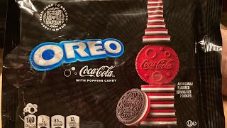 Trying the Limited Edition OREO CocaCola® Cookies with Shane [upl. by Lerrad]