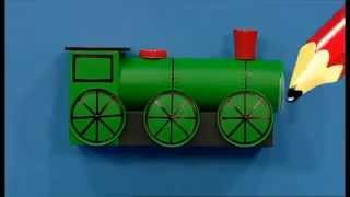 Mister Maker  Train Pencil Pot [upl. by Alleb]