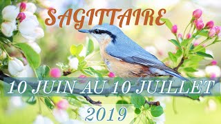 Sagittaire 10 JUIN au JUILLET 2019 🌻Ce le moment dagir [upl. by Nnylrefinnej]