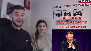 British Couple Reacts to Bill Burr  No reason to hit a woman [upl. by Aklam]