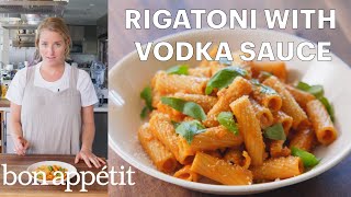 Molly Makes Rigatoni with Vodka Sauce  From the Test Kitchen  Bon Appétit [upl. by Bullis]