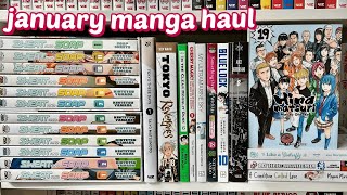 collective manga haul amp unboxing  january 2024 [upl. by Sisenej879]