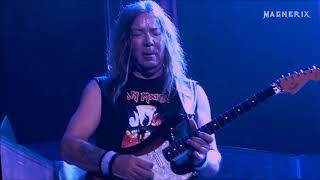 Iron Maiden  Run To The Hills live at Tele2 Arena Stockholm Sweden 20180601 [upl. by Aihsar]