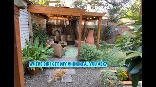 Chiminea Under My Pergola  Portland Oregon [upl. by Edy]