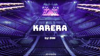 Karera  BINI  but youre in an empty arena [upl. by Thorstein624]