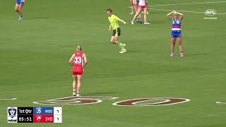 2024 VFLW Round 3 Western Bulldogs v Sydney Swans [upl. by Adnauq]