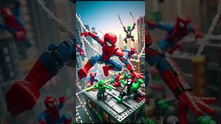 lego spiderman concept  Ai Shorts [upl. by Nnahaid]