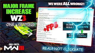 Hidden PC Setting DOUBLES Performance amp FPS Warzone 3 amp Modern Warfare 3 Advanced Settings REAL [upl. by Alanna610]