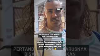 Jackson Irvine tampak kecewa berat setelah bawa pulang satu poin dari Jakarta [upl. by Eedebez]