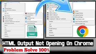HTML File Not Opening In Chrome  HTML Not Working In Chrome  Visual Studio Not Opening Browser [upl. by Kowatch583]
