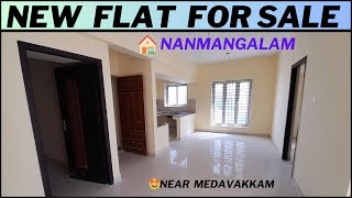 🥳New flat for sale in nanmangalam😯near chennai medavakkamnear upcoming metro🚇youtube [upl. by Cassandra]