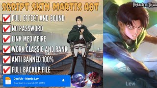 NEW Script martis AOT Levi no password full effect and voice terbaru [upl. by Salisbury]