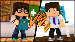 MINECRAFT RICO VS POBRE NA ESCOLA MACHINIMA [upl. by Gustie310]