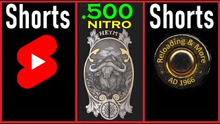 Heym 500 Nitro Express Double Barrel Elephant Rifle 🐘 shorts reloadingandmore [upl. by Atteuqahs51]