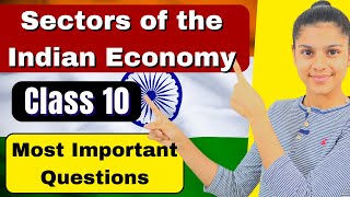 Sectors of Indian Economy Class 10  Most Important questions for Board Exams 😱🔥  LIVE [upl. by Herr501]