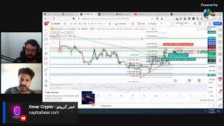 تداول FOREX وCrypto على المباشر [upl. by Ericka]