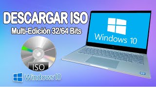 Como Descargar Windows 10 ISO Oficial 32 y 64 bits ✅ [upl. by Alrats]