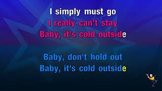 Baby Its Cold Outside  Idina Menzel amp Michael Buble KARAOKE [upl. by Radnaskela]