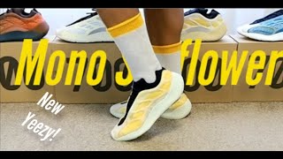 Yeezy 700v3 Mono Safflower Unboxing amp Review  On Feet [upl. by Cogn]