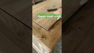 Wood working project  repair small crackwoodwork diytoolswoodworking ytshortcarpentry shorts [upl. by Ilohcin]