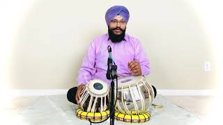 Taal Dadra Tabla Lesson Part 2 Bhai Manjeet Singh Goldy [upl. by Keir]