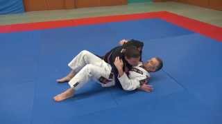 BJJ  Gi lapel chokes from side control [upl. by Daloris]