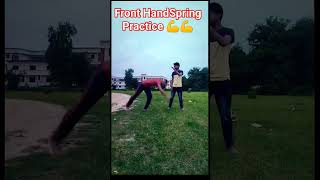 Front HandSpring Practice front handspring practice reels newvideo shorts viralvideo [upl. by Roque]