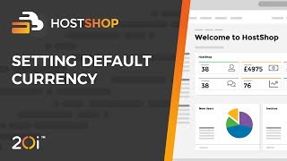 HostShop Setting the Default Currency Tutorial [upl. by Rabbaj908]