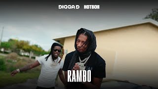 Digga D x Hotboii  Rambo Official Video [upl. by Nillek]