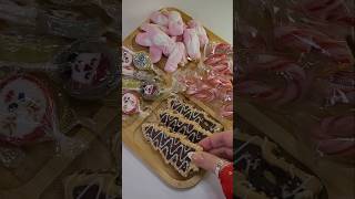 ASMR Oddly Satisfying  Filling Platter with Sweets  Relaxing  Christmas Filling Platter Edition [upl. by Larok]