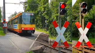 Ettlingen East Railway Crossing BadenWürttemberg [upl. by Sset]