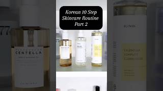 Korean 10 Step Skincare Routine Part 2 koreanbeautytips koreancosmetics koreanskincare anua boj [upl. by Omrellug]