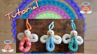 Stricke einen EINFACHEN kleinen Engel 👼 mit der Strickliesel  auch für Kinder und totale Anfänger [upl. by Melody]