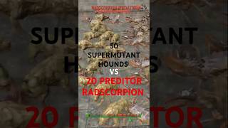 fallout4 1234 S2 50 SUPERMUTANT HOUNDS VS 20 PREDATOR RADSCORPIONS ArenabattleTournaments [upl. by Ycul]