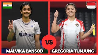 Gregoria TunjungINA vs Malvika BansidIND Badminton Match Highlights  Revisit Hylo Open 2022 [upl. by Nnylyram]